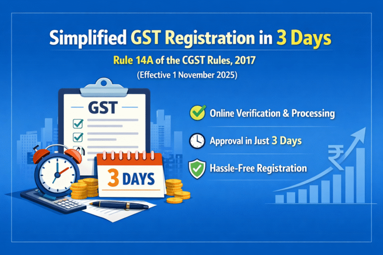 Rule 14A of the CGST Rules, 2017