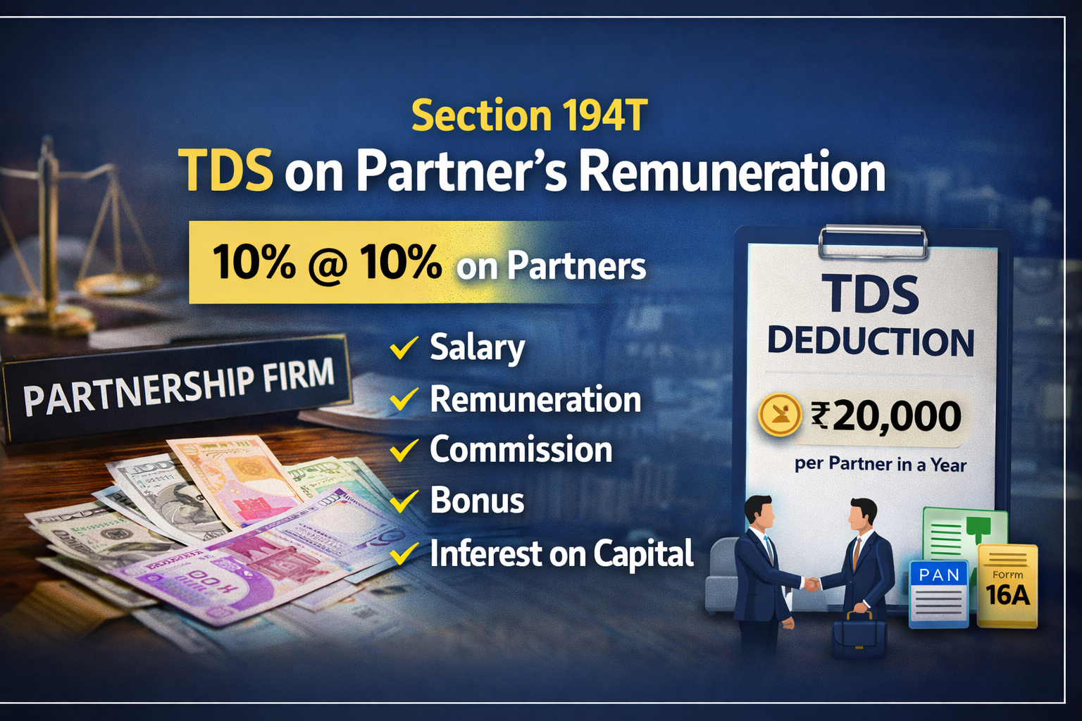 Section 194T – TDS on Partner’s Remuneration