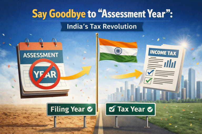 🚨 Say Goodbye to “Assessment Year”: India’s Tax Revolution