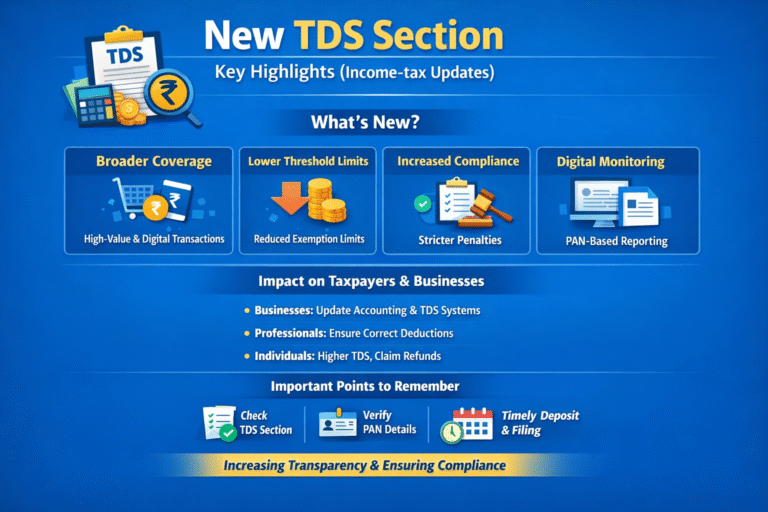 📢 TDS Rates for Tax Year 2026–27 – Simplified & Structured